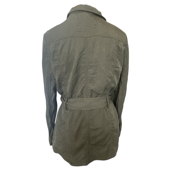 White House Black Market Soft Utility Jacket with Removable Belt Size 4 - Picture 6 of 10